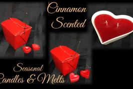 Cinnamon Scented Seasonal Candles